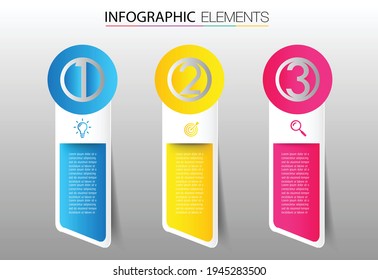 modern text box template, banner Infographics