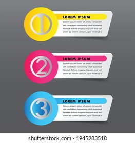 modern text box template, banner Infographics