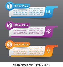 modern text box template, banner Infographics