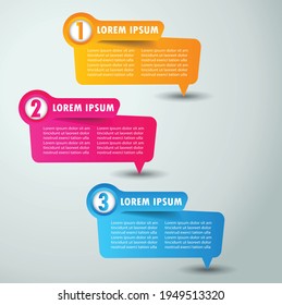 modern text box template, banner Infographics