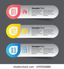 modern text box template, banner Infographics