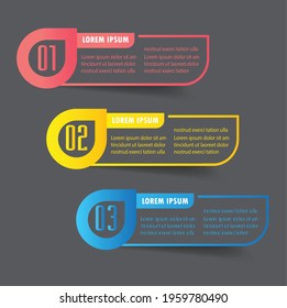 modern text box template, banner Infographics