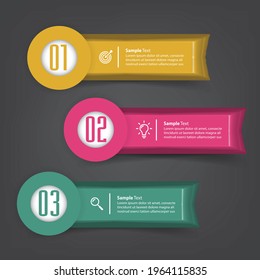 modern text box template, banner Infographics