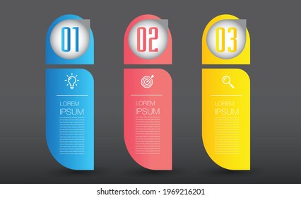 modern text box template, banner Infographics
