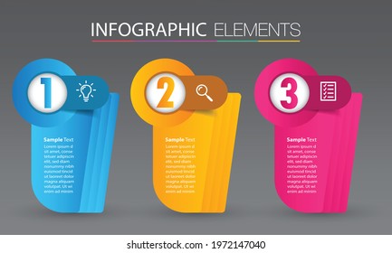 modern text box template, banner Infographics
