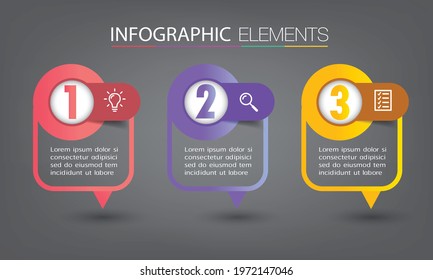 modern text box template, banner Infographics