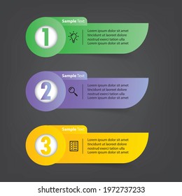 modern text box template, banner Infographics