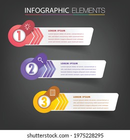modern text box template, banner Infographics