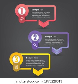 modern text box template, banner Infographics