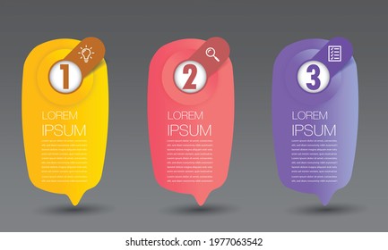 modern text box template, banner Infographics