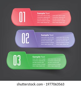modern text box template, banner Infographics