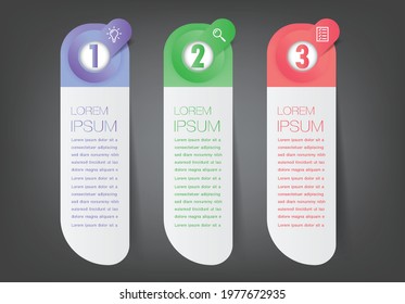 modern text box template, banner Infographics