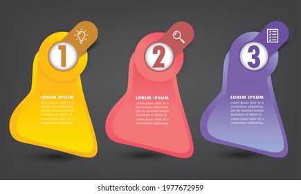 modern text box template, banner Infographics
