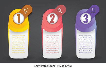 modern text box template, banner Infographics