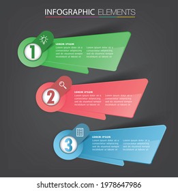 modern text box template, banner Infographics