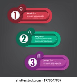modern text box template, banner Infographics