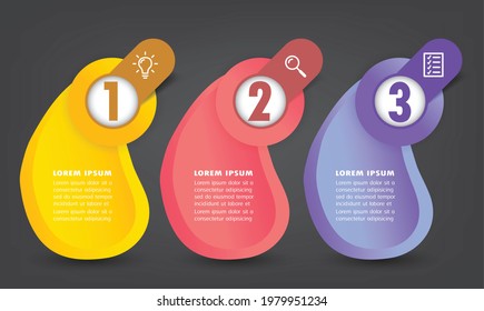 modern text box template, banner Infographics