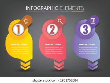 modern text box template, banner Infographics