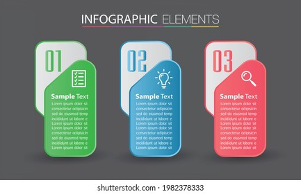modern text box template, banner Infographics