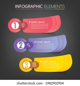 plantilla moderna de cuadro de texto, pancarta Infografías