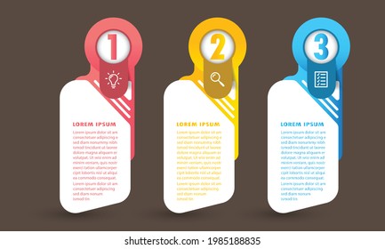plantilla moderna de cuadro de texto, pancarta Infografías