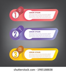 modern text box template, banner Infographics