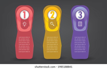 modern text box template, banner Infographics