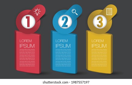 modern text box template, banner Infographics
