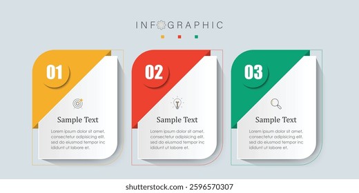 modern text box template, banner Infographics	