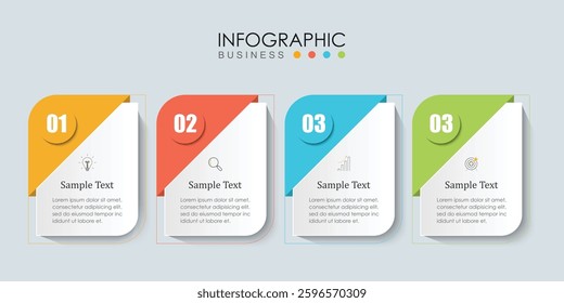 modern text box template, banner Infographics	