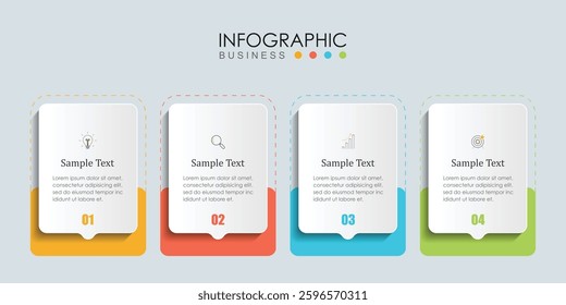 modern text box template, banner Infographics	