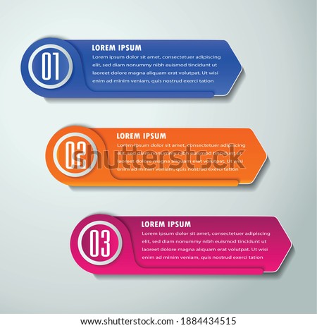modern text box template, banner Infographics