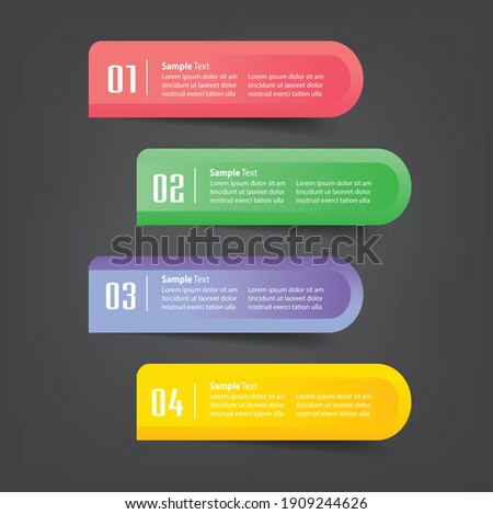 modern text box template, banner Infographics