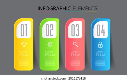 plantilla moderna de cuadro de texto, banner de infografía, línea de tiempo