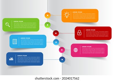 modern text box template, infographics banner 