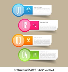 plantilla moderna de cuadro de texto, banner de infografía 