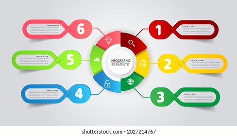 modern text box template, infographics banner 