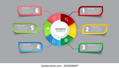 plantilla moderna de cuadro de texto, banner de infografía 