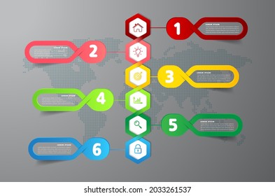 modern text box template, infographics banner 