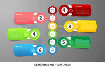 plantilla moderna de cuadro de texto, banner de infografía, línea de tiempo