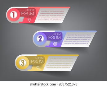 plantilla moderna de cuadro de texto, banner de infografía 