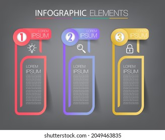 plantilla moderna de cuadro de texto, banner de infografía 