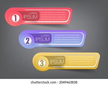 plantilla moderna de cuadro de texto, banner de infografía 
