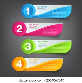 plantilla moderna de cuadro de texto, banner de infografía 