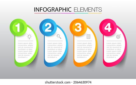 modern text box template, infographics banner 