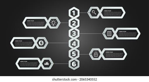 plantilla moderna de cuadro de texto, banner de infografía 
