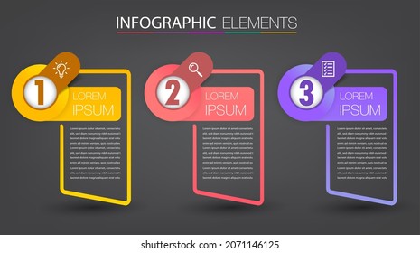 plantilla moderna de cuadro de texto, banner de infografía 