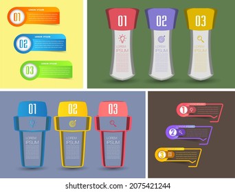 plantilla moderna de cuadro de texto, banner de infografía 