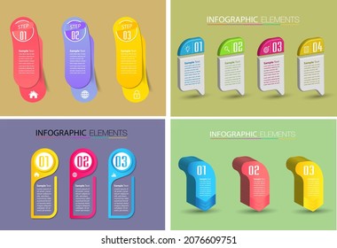 plantilla moderna de cuadro de texto, banner de infografía 