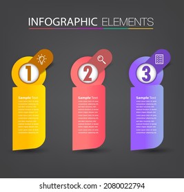 plantilla moderna de cuadro de texto, banner de infografía 
